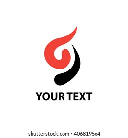 G Logo Red and Black