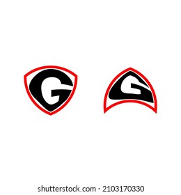 g logo with security Shaine for t-shirt, g brand logo, g business logo, and so on.
