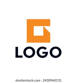 G logo with a simple and abstract design graphic