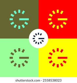 G logo template with sun circle concept.