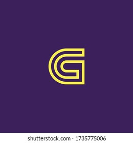 G logo template vector concept
