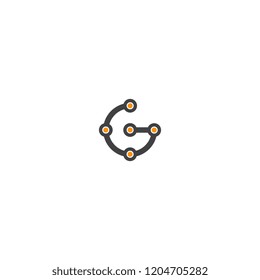 G logo vector for brand or identity