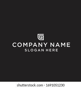 Diseños de iconos vectoriales de logotipo G