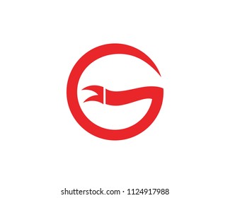 G Logo Vector Ribbons Banners Flat Stock Vector (Royalty Free ...