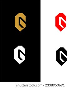 G logo,CG identity design element luxury elegant icon vector template