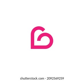 G Love Logo Design Abstract Signs Symbols Initials Letter Typhography