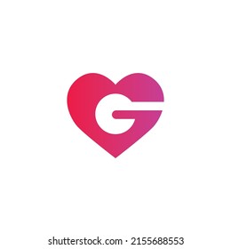 G Love Logo Simple Clean Design Stock Vector (Royalty Free) 2155688553 ...