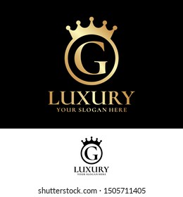 G Luxury Logo Design Template Inspiration, Vector, Illustration.