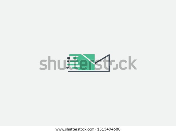 G Mail Logo Design Icon Stock Vector Royalty Free 1513494680
