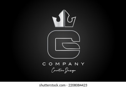 G Metal Alphabet Letter Logo Icon Stock Vector (Royalty Free ...