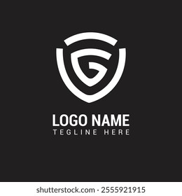 G Minimal letter logo design