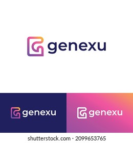 Vorlage für das moderne Logo in G