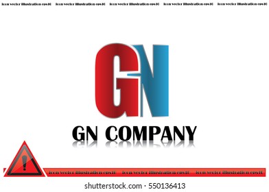 G N company icon vector illustration eps10.