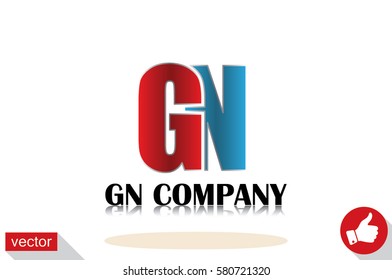 G N company icon vector illustration eps10.