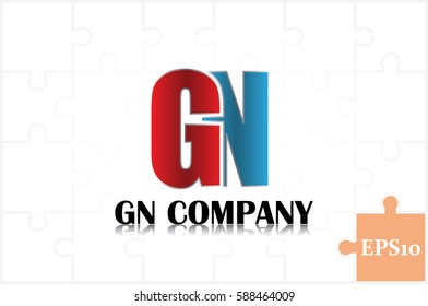 G N company icon vector illustration eps10.