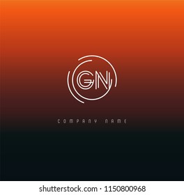 G & N Joint logo icon vector template.