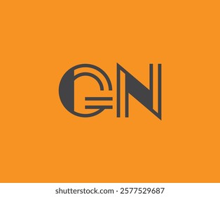 G and N logo design. GN abstract Letters Logo Monogram. This logo design is the process of creating a visual symbol that represents a brand, company, or individual.