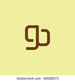 G & O Letter logo design vector element