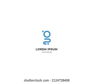G, OG, GO Letter logo design Template vector symbol. Icon Letter G, OG, GO vector illustration