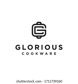 G pan logo vector icon designs