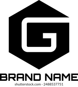 Elemento de diseño de logotipo de paquete G