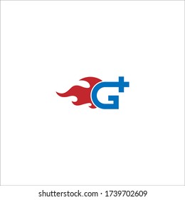 Icono de logotipo de conexión G plus