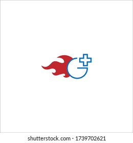 G plus  connection logo icon illustration