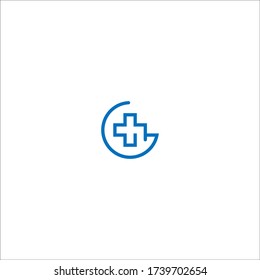 G plus  connection logo icon illustration