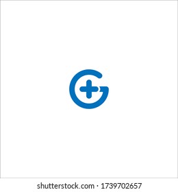 G plus  connection logo icon illustration
