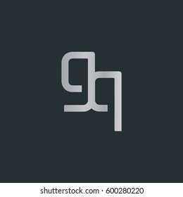 G & Q Letter logo design vector element