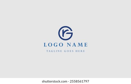 g r   Letter Logo Icon Template