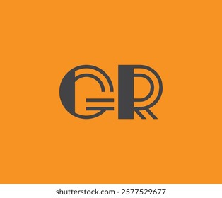 G and R logo design. GR abstract Letters Logo Monogram. This logo design is the process of creating a visual symbol that represents a brand, company, or individual.