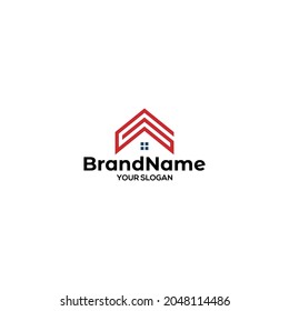 Vector de diseño de logotipo de techo G