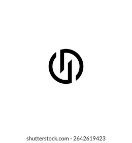 Diseño de logotipo de ilusión de tecnología terrestre