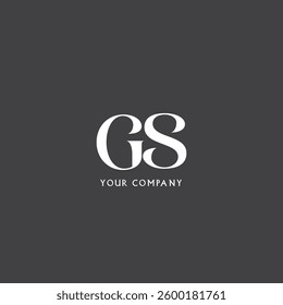 G S letters Joint logo icon vector template.
