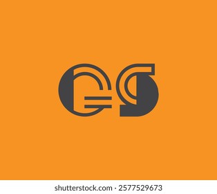 G and S logo design. GS abstract Letters Logo Monogram. This logo design is the process of creating a visual symbol that represents a brand, company, or individual.