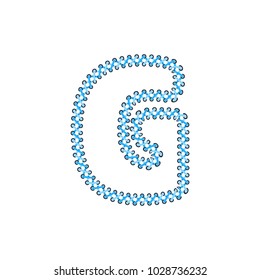 G Shoelace Letter Logo Icon Design