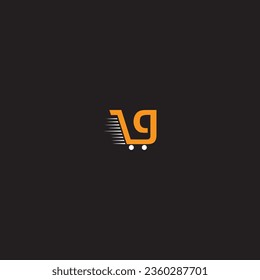 G Shopping Initial Letter Logo Vector element. Initial logo template