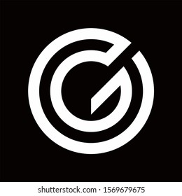 G simple circle logo iconic