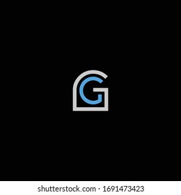 G single letter logo and icon design