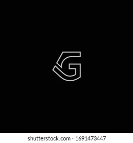 G single letter logo and icon design