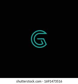G single letter logo and icon design