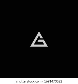 G-Logo mit einem Buchstaben und Symboldesign