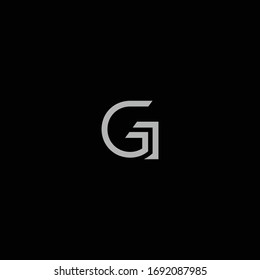 G Single letter logo and icon design