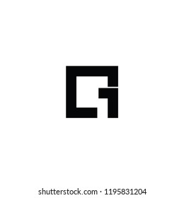 G Square Logo Stock Vector (Royalty Free) 1195831207