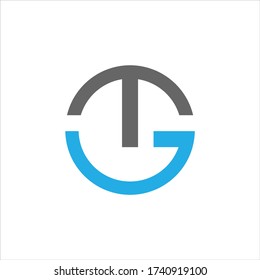 G T GT Beauty Vektor Logo, Handschrift Logo der ersten Unterschrift, Hochzeit, Mode, jewerly, Boutique, Blumenschrift und botanisch mit kreativen Vorlage für jedes Unternehmen oder Unternehmen.