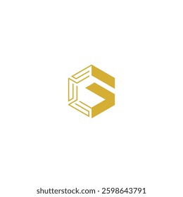 G technology vector square icon logo
