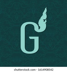 G Text Line Thai Logo