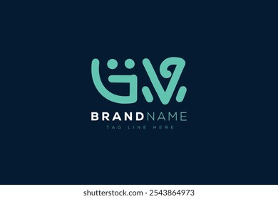 G and V logo design. GV abstract Letters Logo Monogram. This logo design is the process of creating a visual symbol that represents a brand, company, or individual.