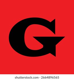  Icono de flecha roja del Vector G